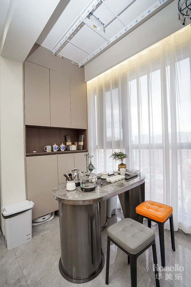 108㎡四居，互通式橫廳+人性化軟裝搭配，打造經(jīng)典不衰雅居